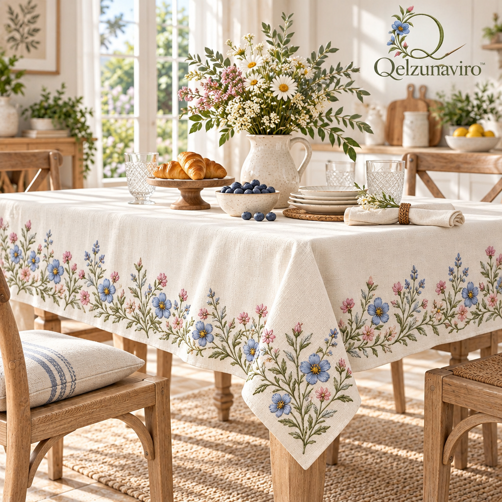 Wildflower Border Tablecloth — view 2